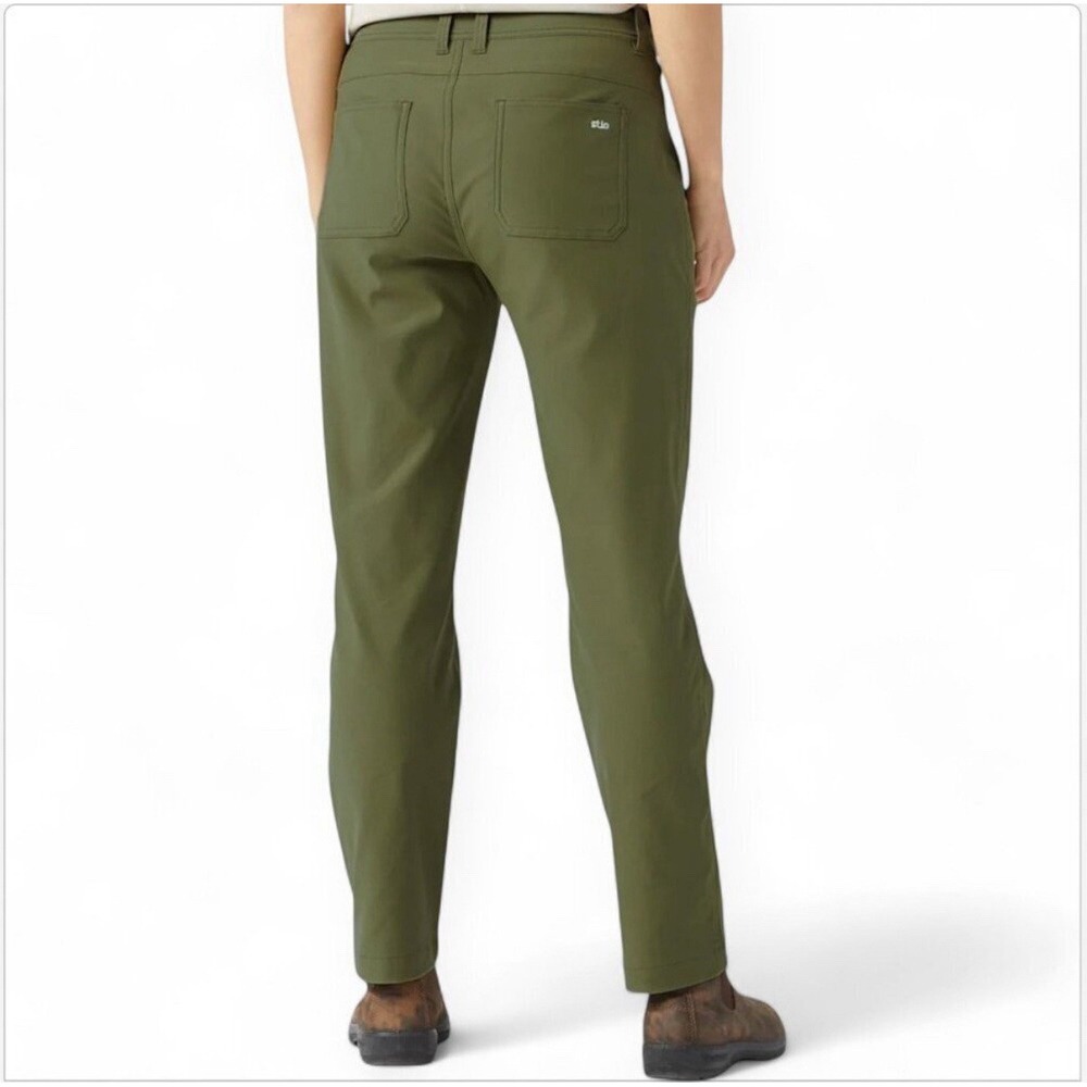 Stio Women's Coburn Slim Straight Outdoor Hiking Pants Mountain Thyme Size 8 New - Picture 3 of 12